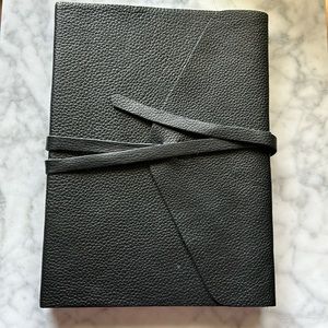 Indigo Leather Bound Lined Journal